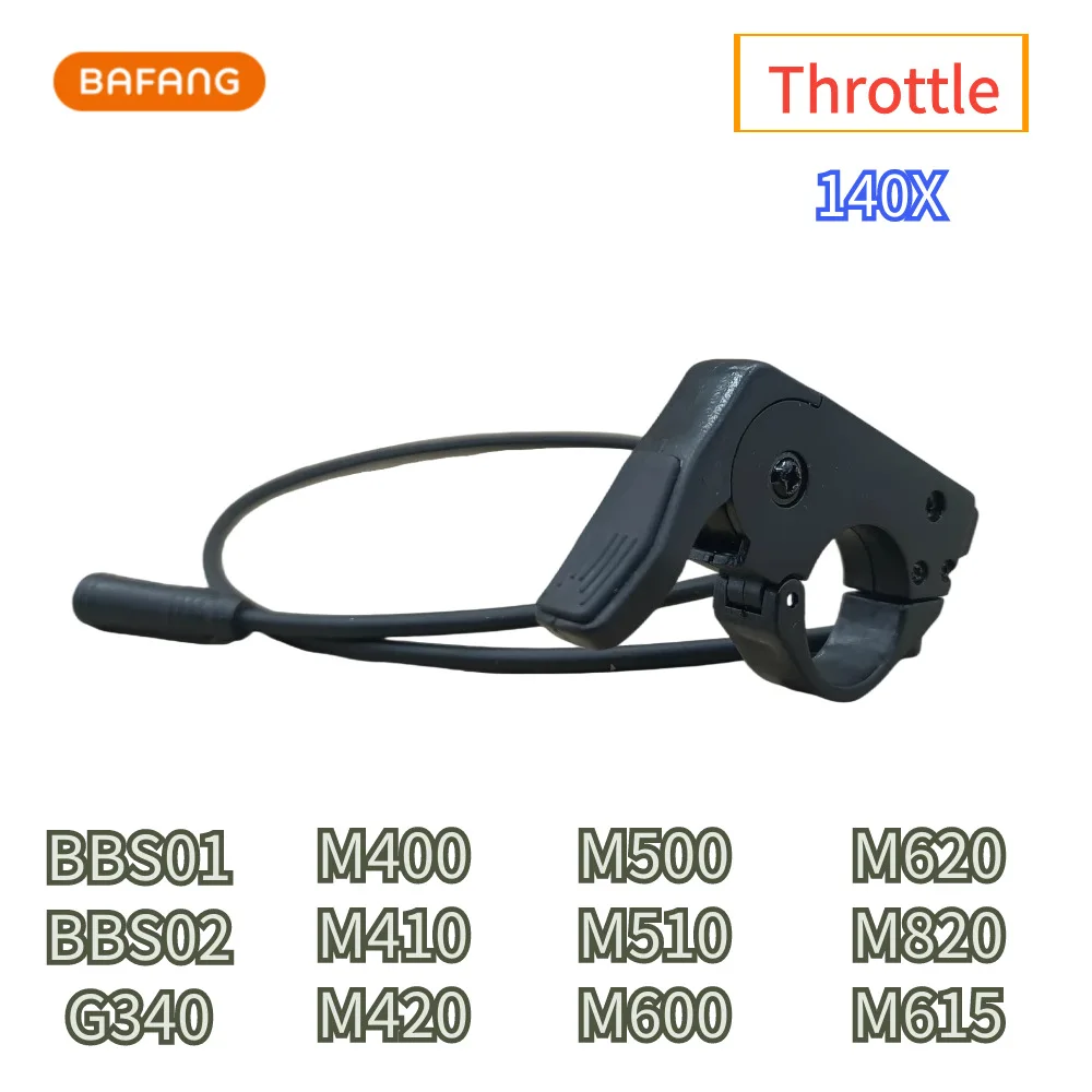 

Дроссельная заслонка для электровелосипеда 140X для BAFANG BBS01 02 BBSHD M500 M510 M600 M620 M820 M615 двигатель среднего привода, устанавливаемый на левой или правой стороне