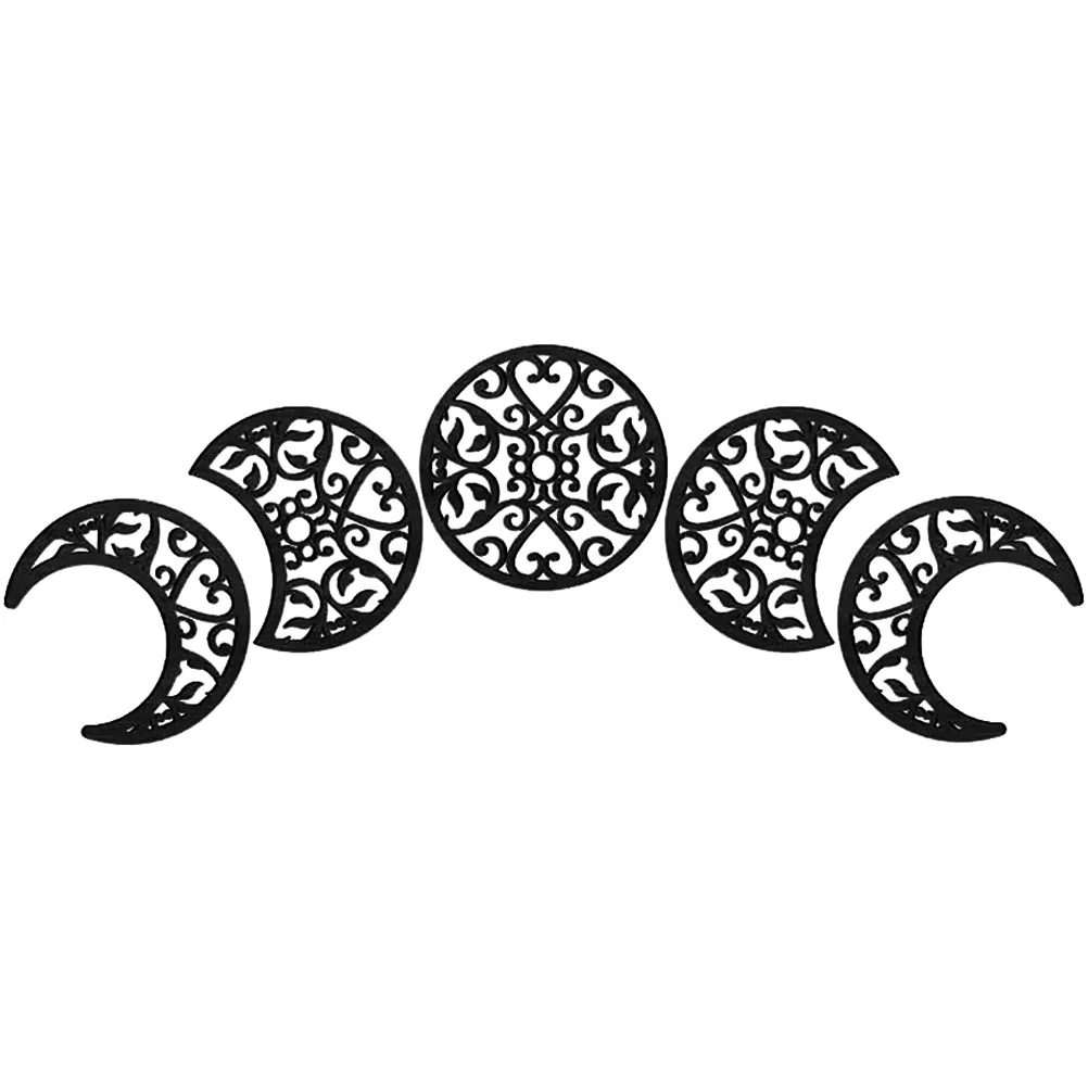 

5Pcs Moon Phase Wall Hanging Decor Moon Wall Decor Wall Decoration