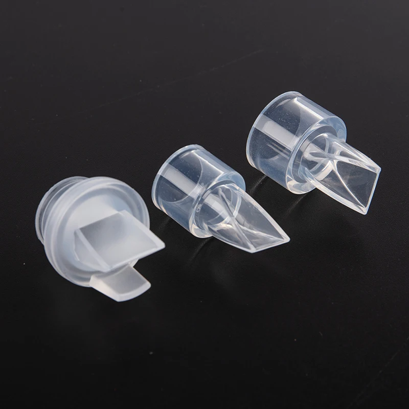 2pcs Duckbill Valve Breast Pump Backflow Breast Protection Silicone Baby Feeding Nipple Manual/Electric Breast Pump Accessories 2