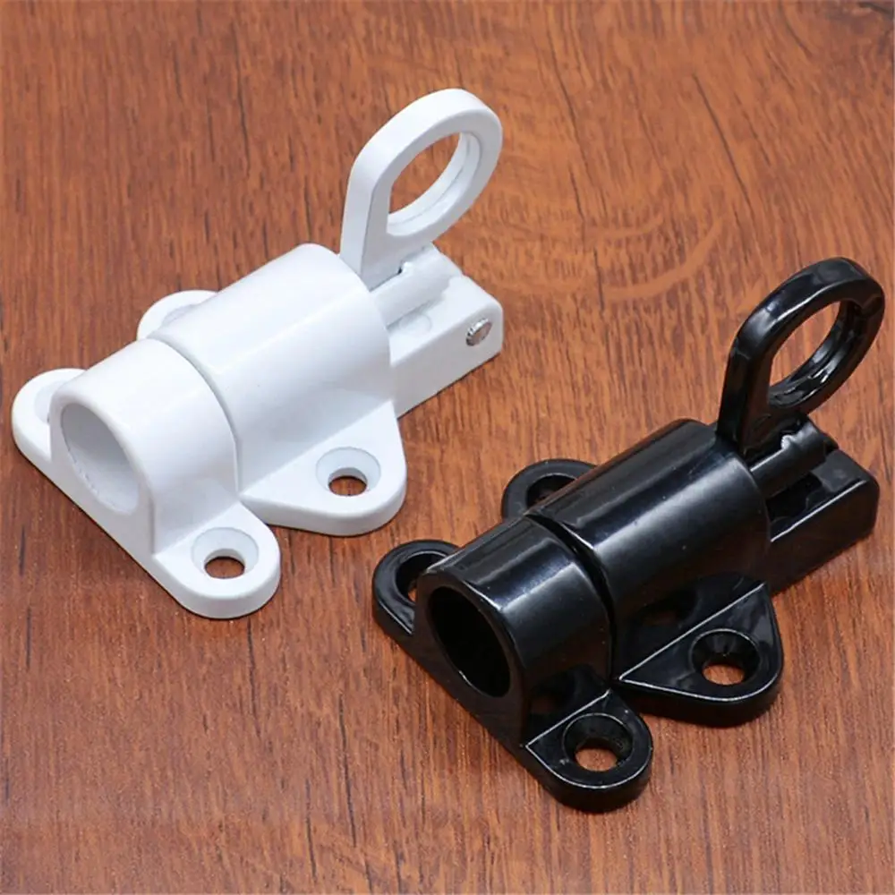 Description Picture 6 of itemAluminum Alloy Window Gate Security Pull Ring Spring Bounce Door Bolt Automatic Lock Black Grey Window Black/Gray/white