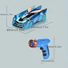 1pc light tracking sensor wall climbing car, will climb the wall of the remote control car, wall climbing land 2 modes, recharge 6