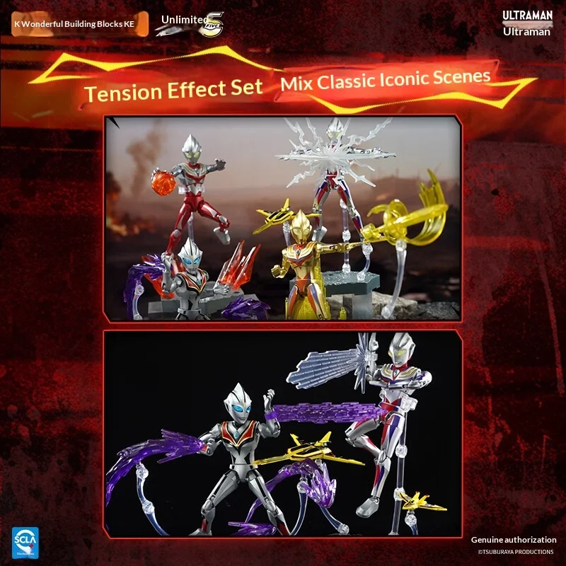 Keeppley Ultraman Zero Unlimited Edition 시리즈 5 빌딩 블록 피규어 헌정 세트 박스 수집용 장난감 팬들을 위한 생일 선물