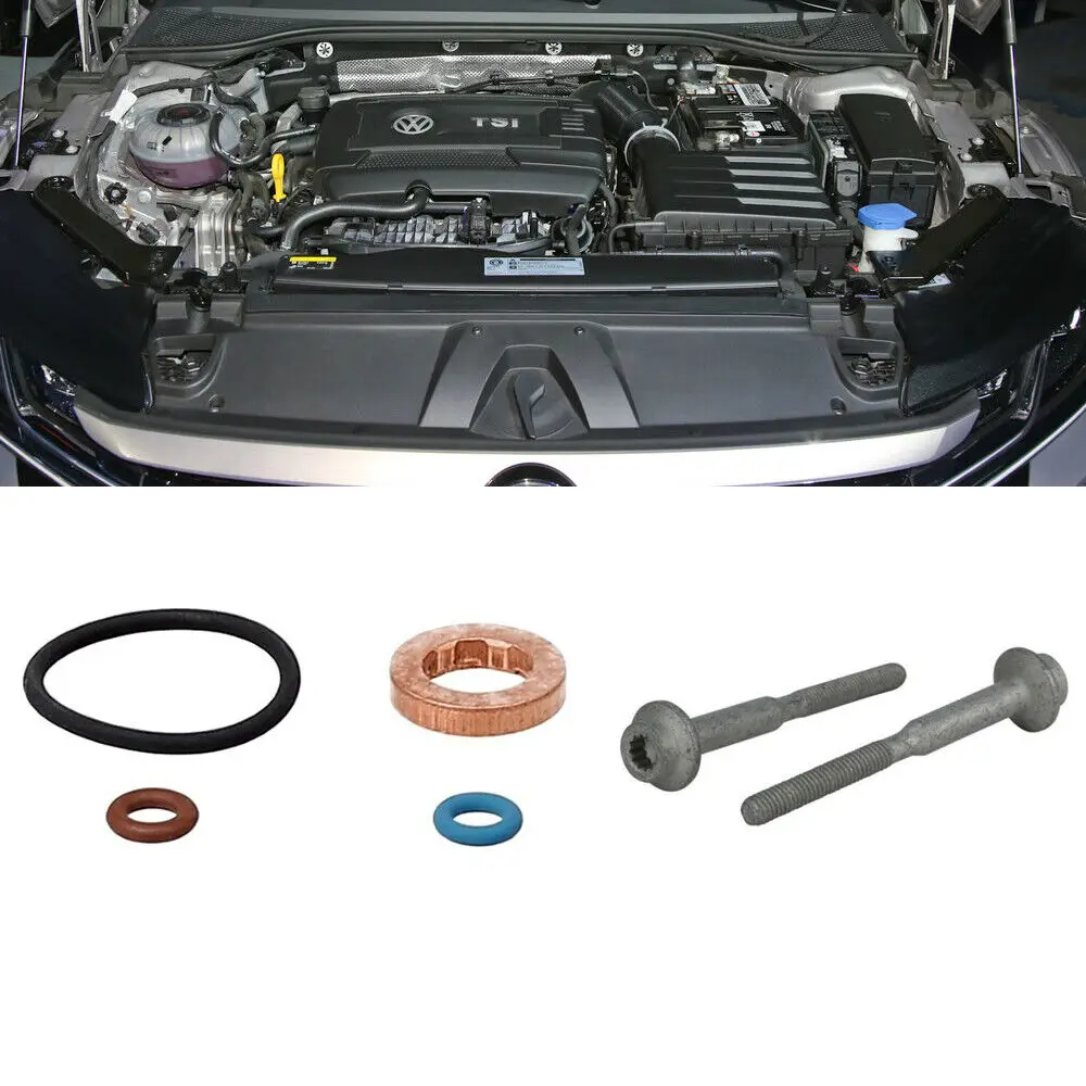 Diesel Injector Gasket Injector Repair Kits 18pcs Injector Clamp Bolt 4pcs Nozzle Seal Kit For VW Audi Skoda SEAT 1.6 TDi
