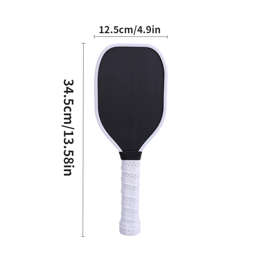 1 White Dessert Training Racket Pitbull Dessert Racket Carbon Fiber Frosted Pitbull Racquet Club Recommended