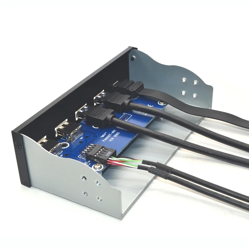 Cablecc USB 3.0 HUB 4 Poorten Voorpaneel naar Moederbord