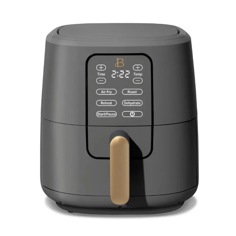 Beautiful 6 Qt Air Fryer with TurboCrisp Technology and Touch-Activated Display, Sage Green by Drew Barrymore 4