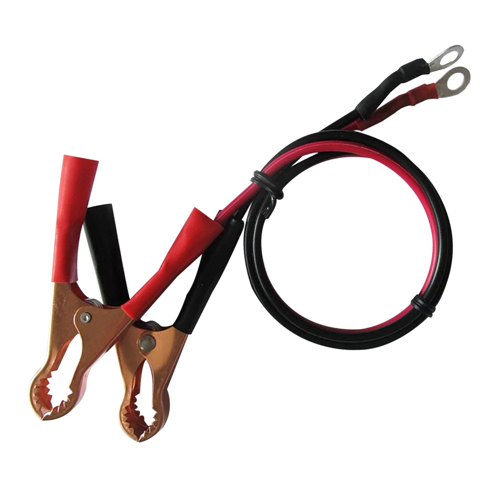 

4 Pairs Automotive Inverter Power Cord Connector Nose 50a Clip Single Copper Wire 025m Length