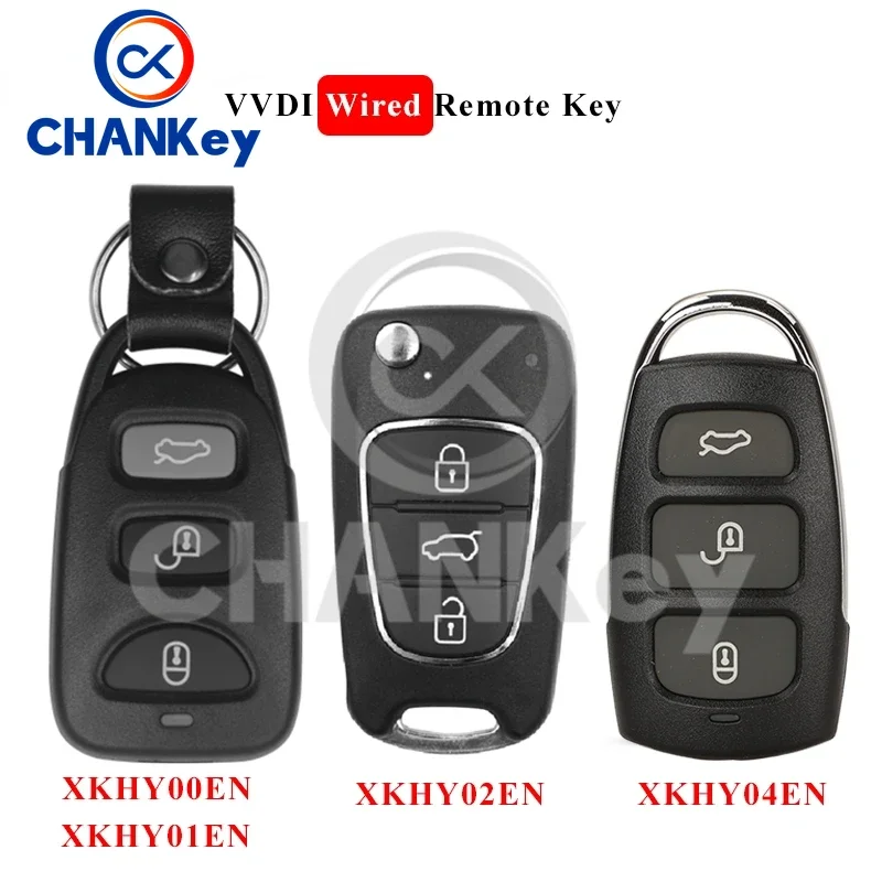 

CHANKey XHORSE XKHY00EN XKHY01EN XKHY02EN XKHY03EN XKHY04EN Universal Wired Remote Fob For VVDI Tool (English)