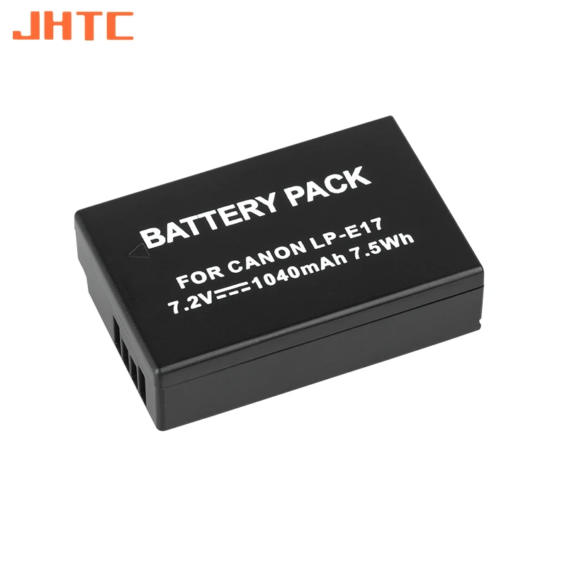 Bateria para Canon Eos m3 m5 750d 760d T6i T6s 8000d Beijo X8i 1040mah Lpe17 Baterias da Câmera Jhtc-lp-e17 - Image 3