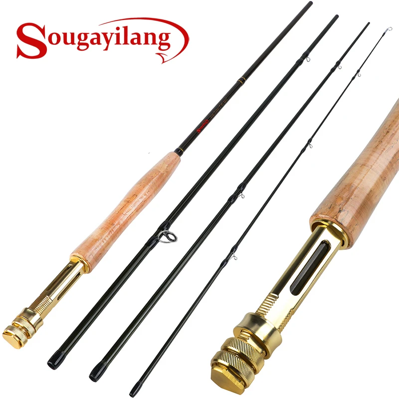 Sougayilang Fly Fishing Rod King Fisher 9"5 2.74M Carbon Fiber