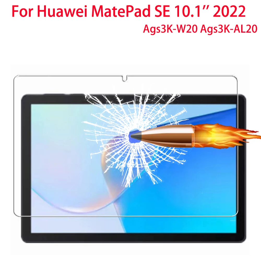 

Закаленное стекло 9H, Защита экрана для Huawei MatePad SE, 10,1 дюйма, 2022 дюйма, искусственная кожа, Защитная пленка для Matepad SE 10,1