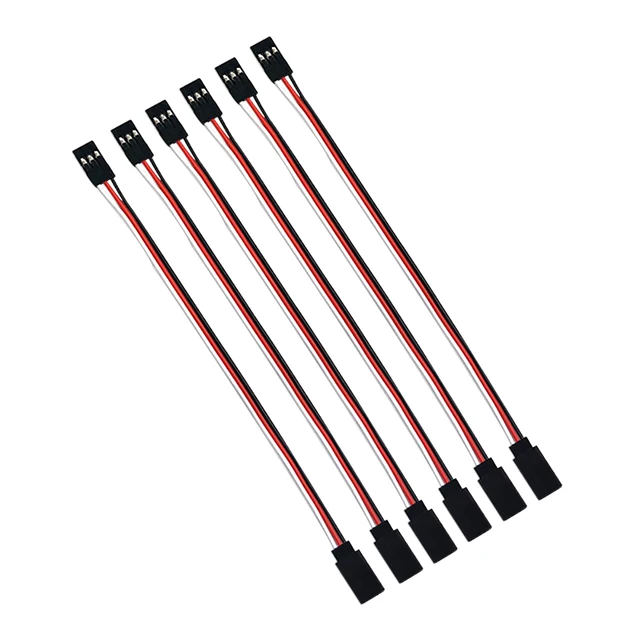 5/10Pcs 100mm 150mm 200mm 300mm 500mm Servo Lead Cable Extension Y extension cordfor RC Futaba JR Male to Female 15cm 30cm 50cm 3