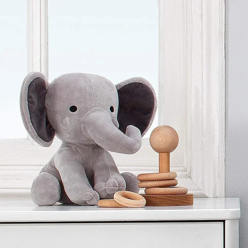 thumbnail image 2 of Bedtime Originals Twinkle Toes Pink Plush Elephant St￭ Animal 10... 2 of 11