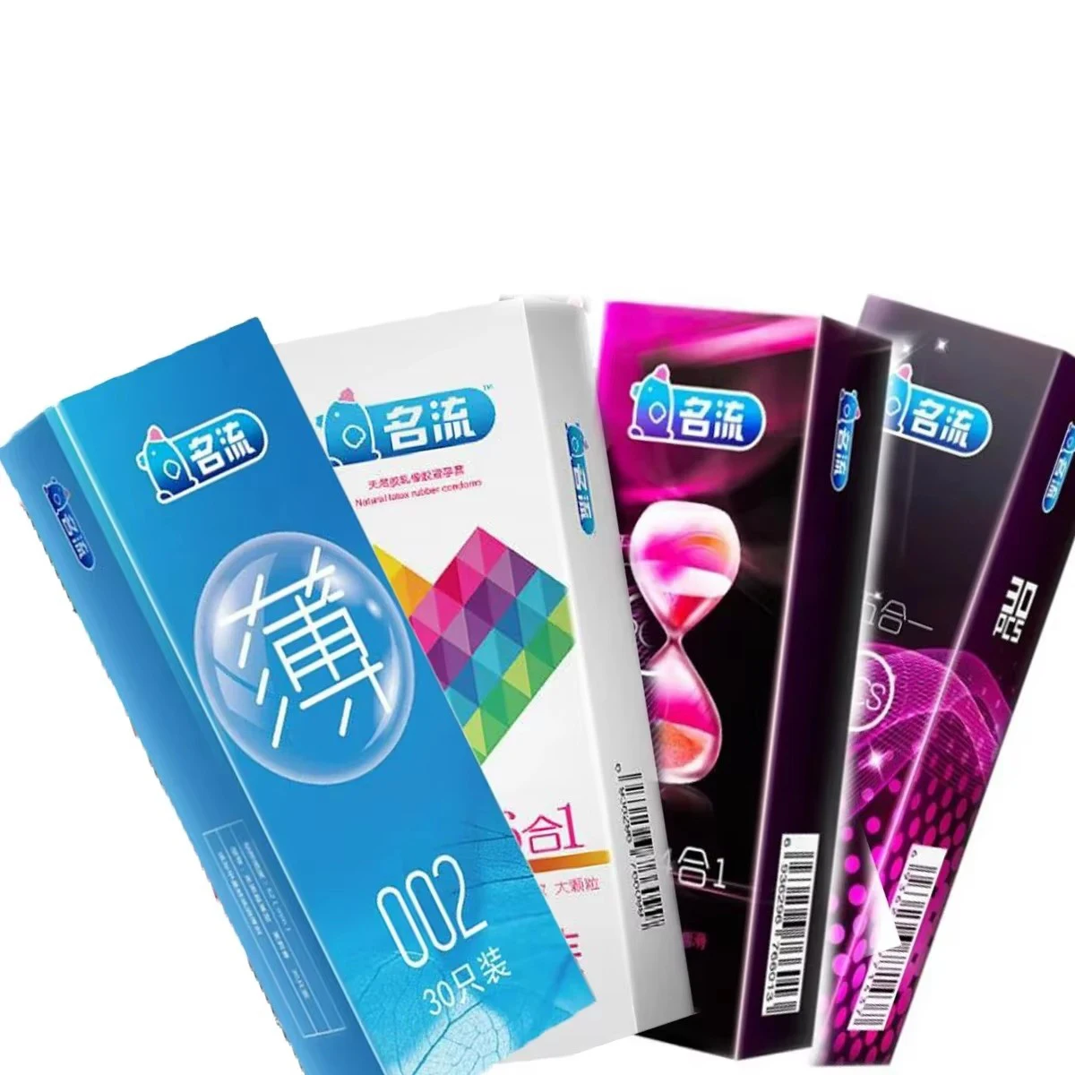 30 /24PCS PERSONAGE Condoms Natural Latex Long-lasting Ultra Thin Dotted Sex Toys Safer Intimate Goods Condoms Penis Sleeve 1