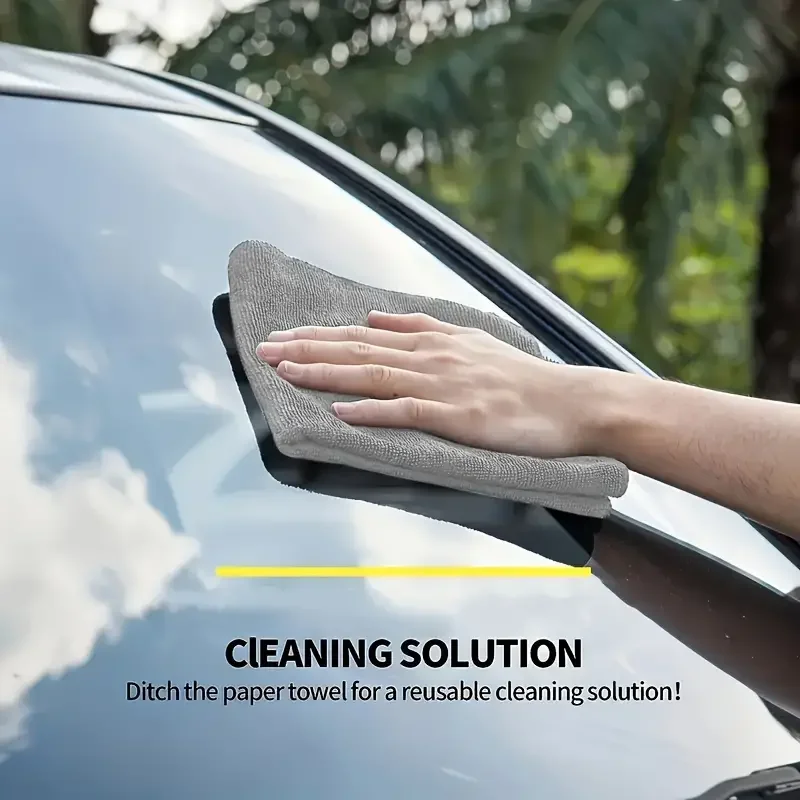 Ultra-Absorbent Lint-Free Reusable Microfiber Cleaning Towels