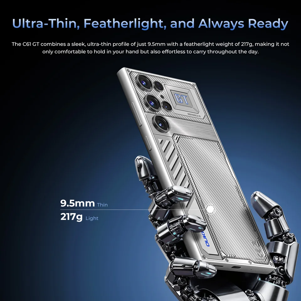 OUKITEL C61 GT スマートフォン 6.88インチ HD+ ディスプレイ 90Hz