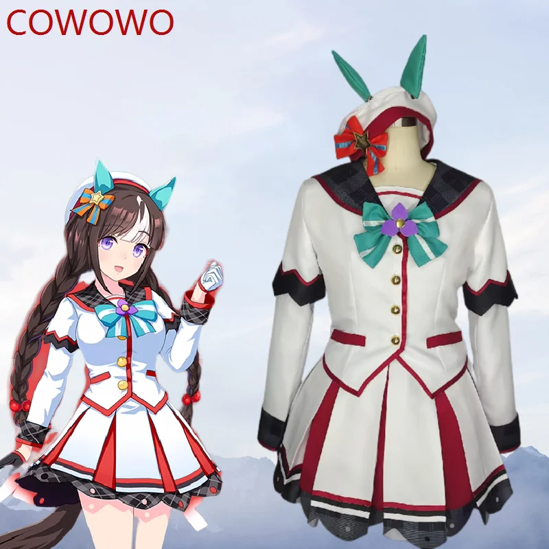 

COWOWO Umamusume:Pretty Derby Hokko Tarumae Game Suit Lovely Uniform Cosplay Costume Halloween Party Role Play Outfit Women