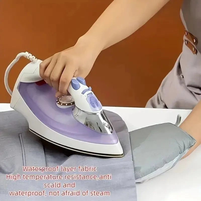 1Pc Fabric Handheld Ironing Board Ironing Board Small Home Gloves Anti Household Insulated Handheld Tray Handheld Ironing Board