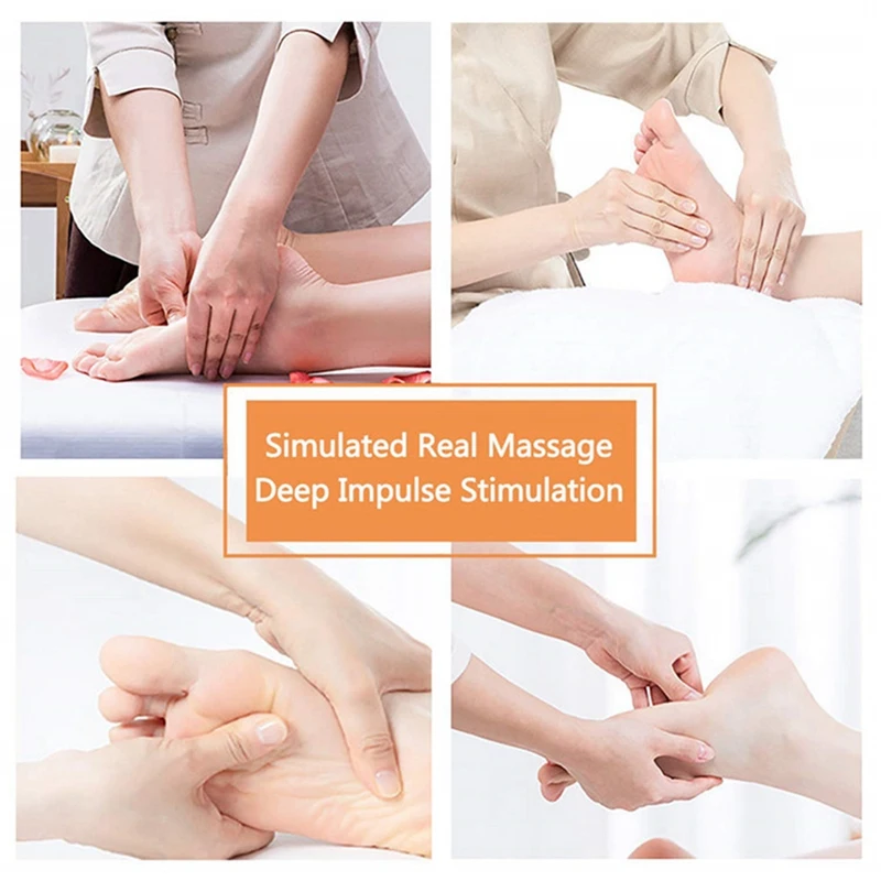 EMS Foot Massager Electric Feet Acupuncture Mat For Plantar Fasciitis Relief Neuropathy Pain Relief Instrument Durable B