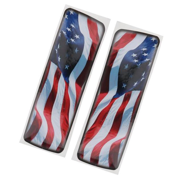 2pcs Motorcycle Side Box Decorative Cover Stickers Decoration Accessories for Touring Models 2014-2019