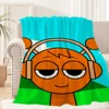 Cartoon S-Sprunki Pattern Incredibox Blanket Plush Nap Sofa rug for Living Room Office Bedroom Birthday Home Travel Kid Gifts 6
