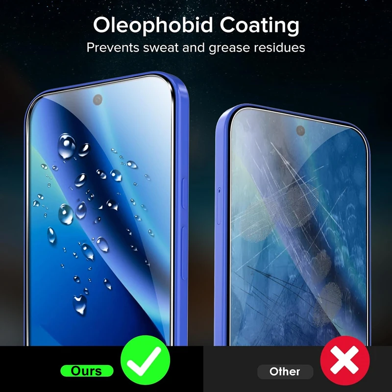 Premium 9H Hardness Tempered Glass Screen Protector - Clear, Anti-Scratch Protective Film (1-4 Pack)
