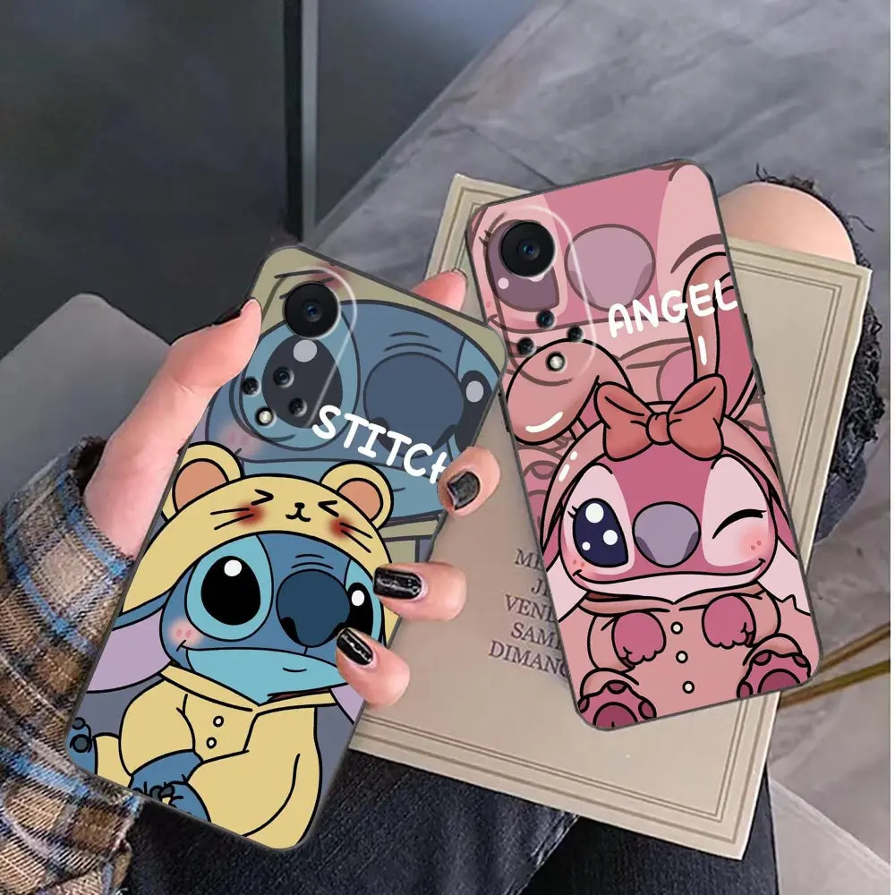 Custodia Per Telefono L-Lilo S-Stitch E A-Angel Per Huawei Nova Y90 Y70 Y61 10 9 9 8 8I 7 7I 6 Se 5 5I 4 3 3I 2 2S Custodia Shell Funda Coque