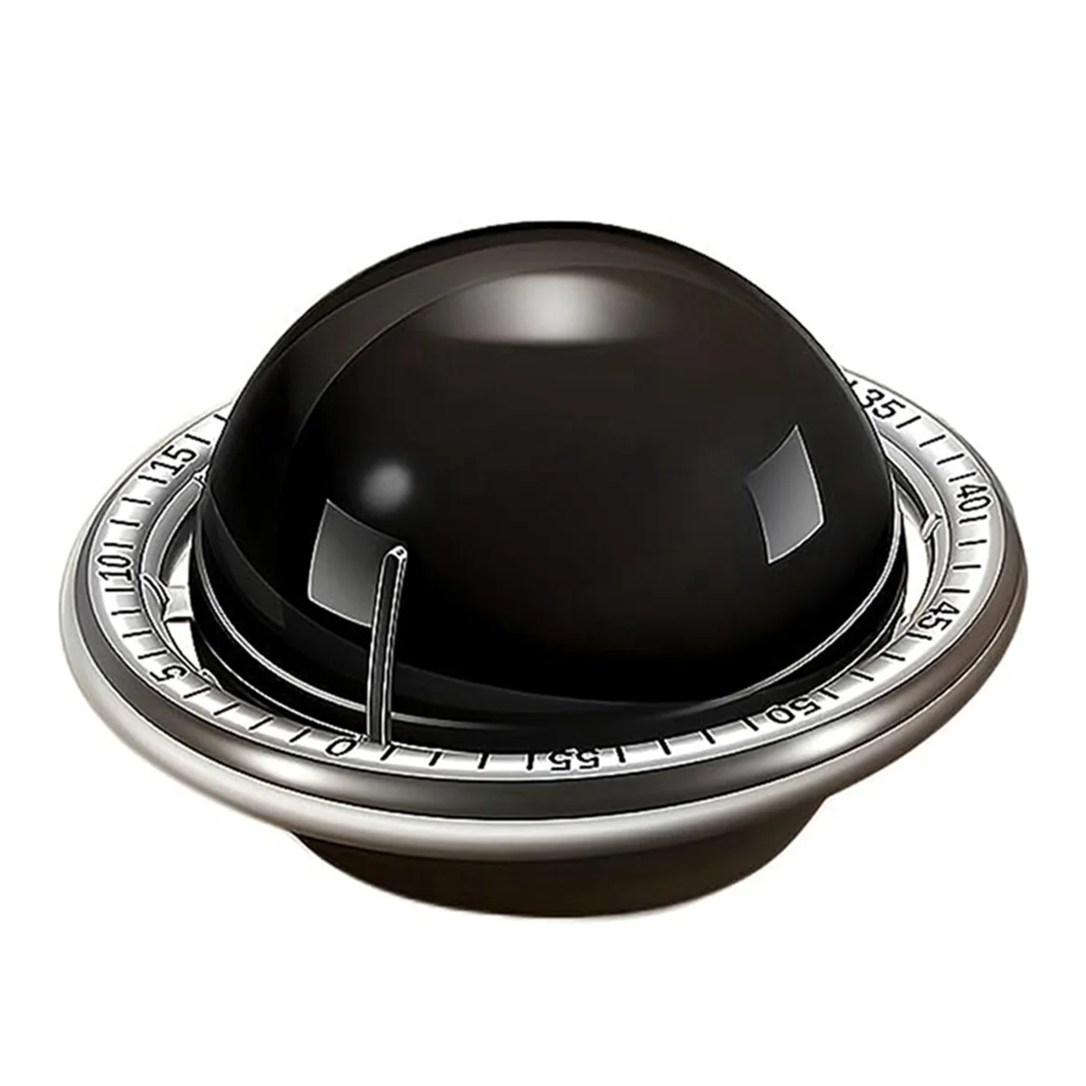 

Kitchen Timer Mechanical Countdown Reminder Timer Kids Time Manager for Kitchen, Classroom Study, Exercise, Rest (Black)