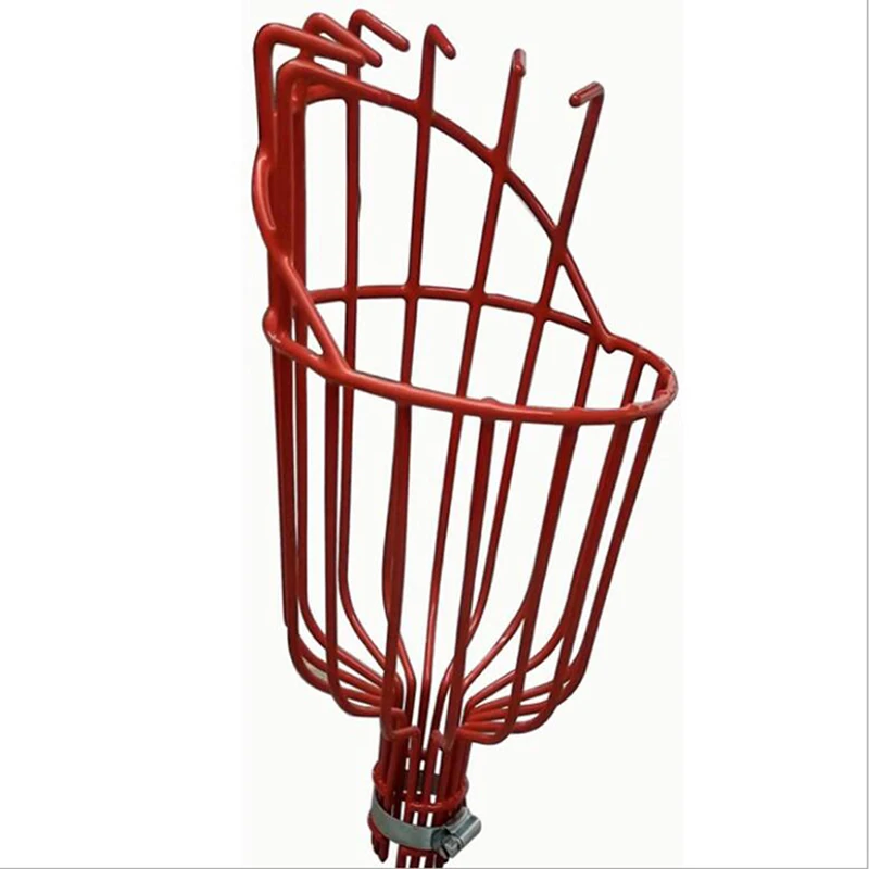 정원 도구 깊은 바구니 과일 피커 헤드 편리한 과일 피커 포수 애플 복숭아 따기 농장 정원 따기 장치