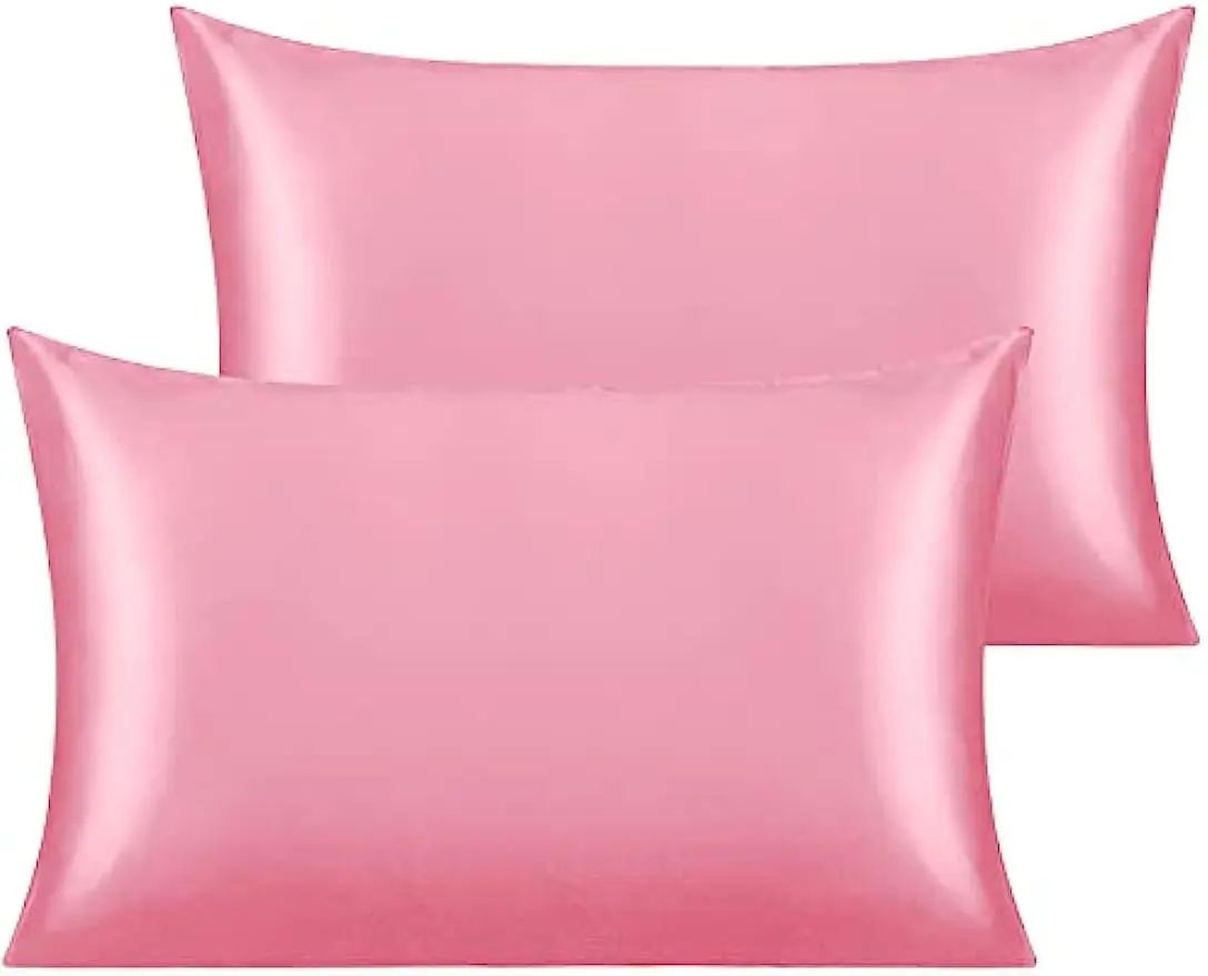1 PC Silk Satin Toddler Pillowcase 35X50CM, Super Soft and Silky Cooling Travel PillowCases for Nursery, Kids, Boys Girls 2
