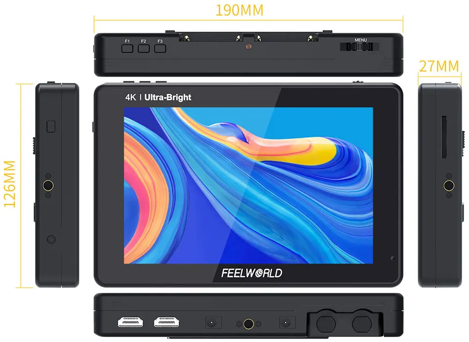 FEELWORLD LUT7 7 Inch 2200nits Camera Field Monitor 3D LUT Touch