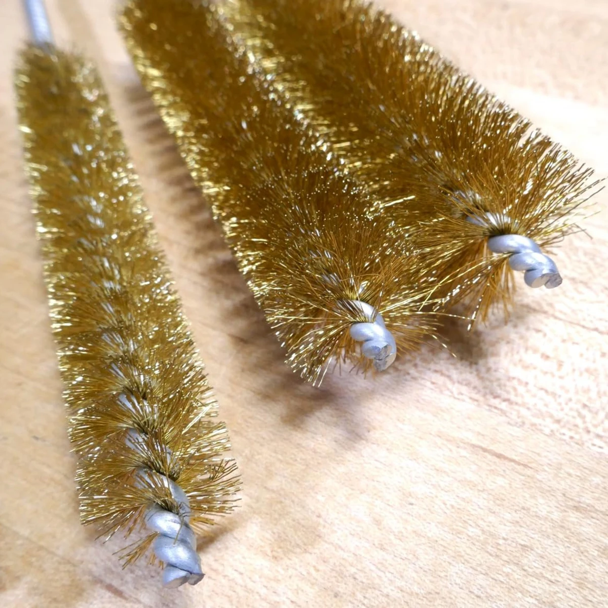 10pcs20cmBrassWireStrawsBrushesBottlesTubeCleaningBrushSet