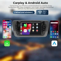 Autoradio 7 pouces IPS écran tactile sans fil Carplay Android Auto filaire pour Seat Ibiza 6j 2009-2013 DSP GPS lecteur multimédia de voiture 3