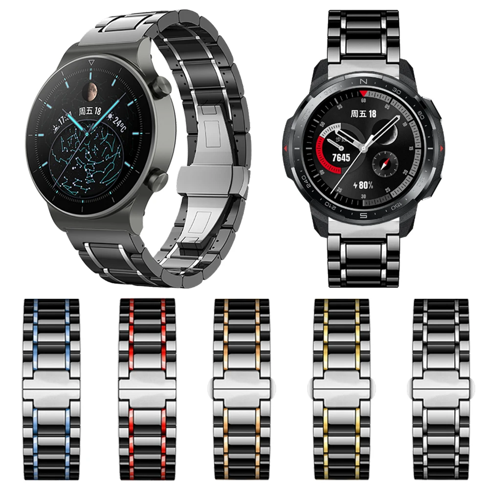 Cinturino In Ceramica Di Lusso Per Huawei Watch Gt 2 Pro Band Bracciale Per Honor Magicwatch 2 / Gs Pro / Es Cinturini Per Cinturini Smartwatch