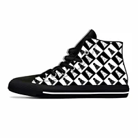 Checkmate Chess Pieces Board Pattern Cool Fashion Casual Cloth Shoes High Top Comfortable Breathable 3D Print Men Women Sneakers 1