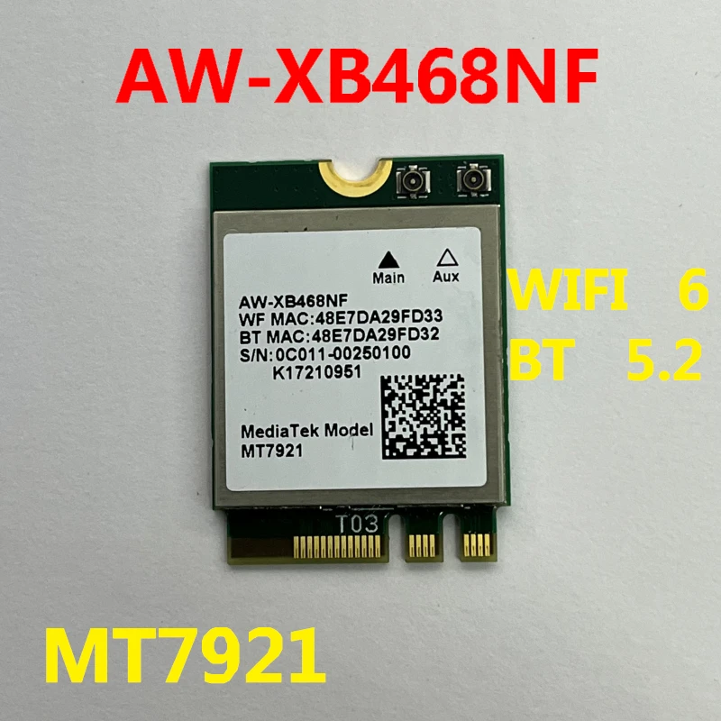 MT7921 AW-XB468NF For ASUS FA506QM FX506 FX507R FA507 WLAN WIFI
