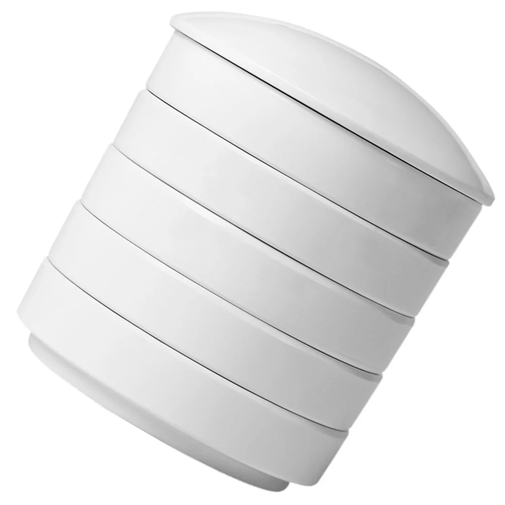 

Поднос для украшений Sewacc, товары для рисования, керамическая палитра, 5 слоев, фарфоровая Акварельная палитра, смешивающая искусственную краску, поднос