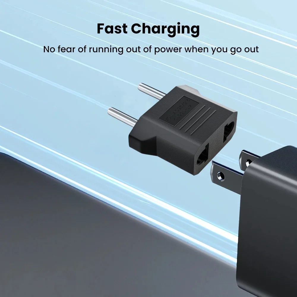 Electrical Plug Adapter US To EU Korea European Power Adaptor Travel Converter American China To Europe KR 3/5/10Pcs