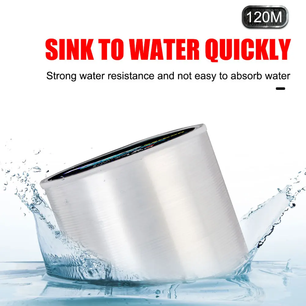 120M Fishing Line Carbon Fiber Coating Nylon String Cord Fluorocarbon StrongLine 120M Fishing Line Carbon Fiber Coating Nylon String Cord Fluorocarbon StrongLine