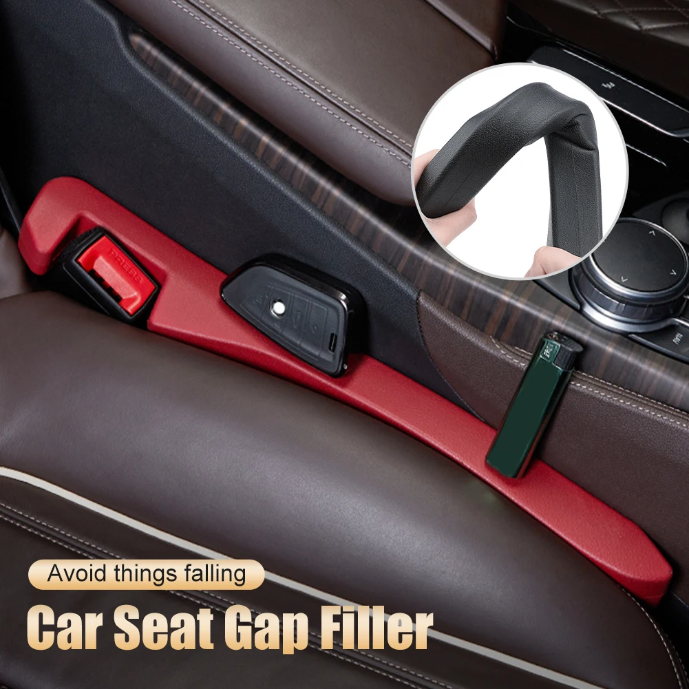 

2PCS Car Seat Gap Filler Universal Leak-proof Filling Strip Anti-Drop Seat Gap Strip Car Decor Auto Interior Accessories CSV