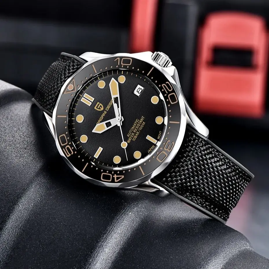 PAGANI DESIGN 007 ساعة يد ميكانيكية للرجال ساعة أو...