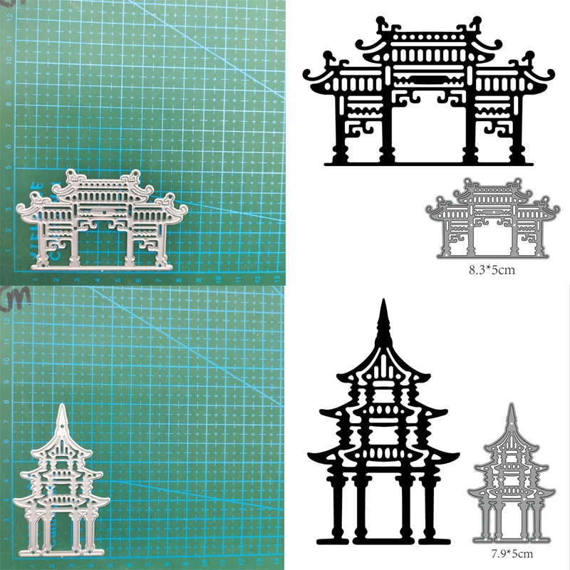 

Metal cutting dies cut die mold Door Pavilion decoration Scrapbook paper craft knife mould blade punch stencils