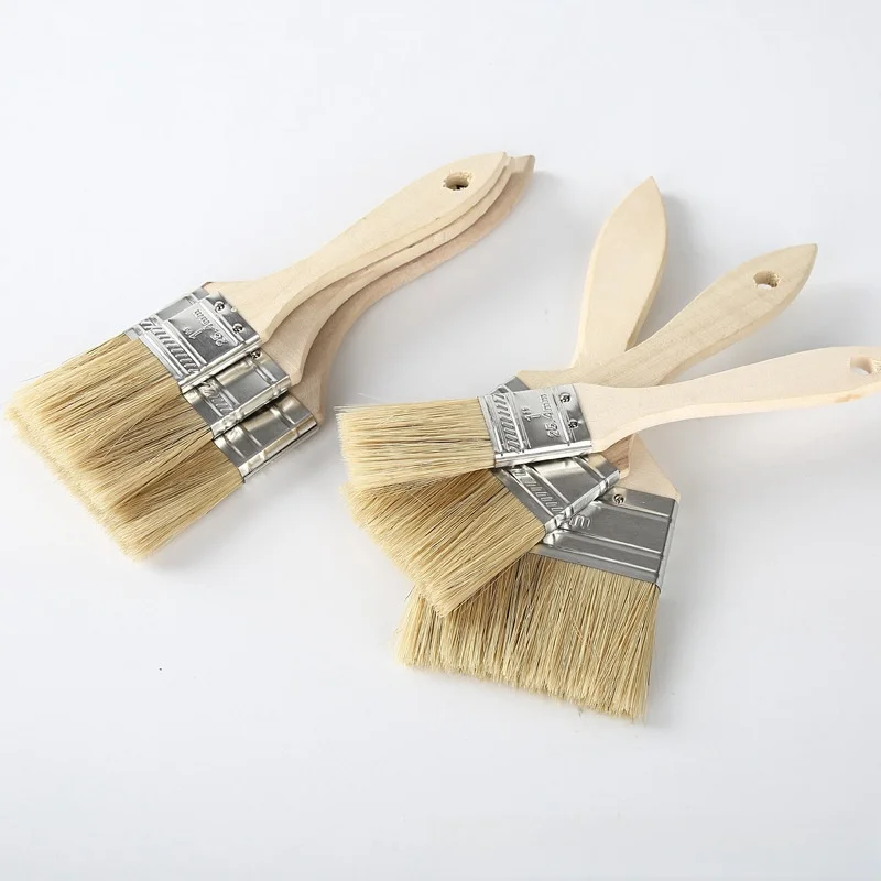 Paint Brushes Industrial Glue Hard Brush Household Barbecue Pig Brush Soft Cleaning Dusting