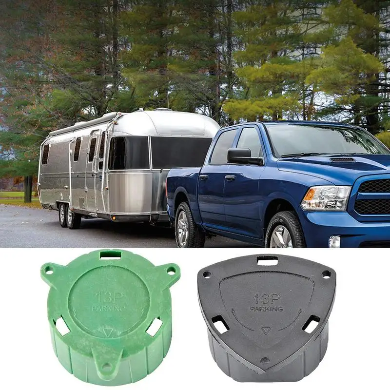 trailer plug holder RV Plug Cover Plug Holder 13 Pin Trailer Cover Trailer Connector Protector Harness Protector Adapter