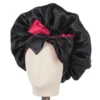 Double Layer Satin BonnetLarge Satin Bonnet Bonnet Hair Bonnet For Sleeping, Reusable Adjusting Hair Care Wrap Cap Sleep Caps Fo 6
