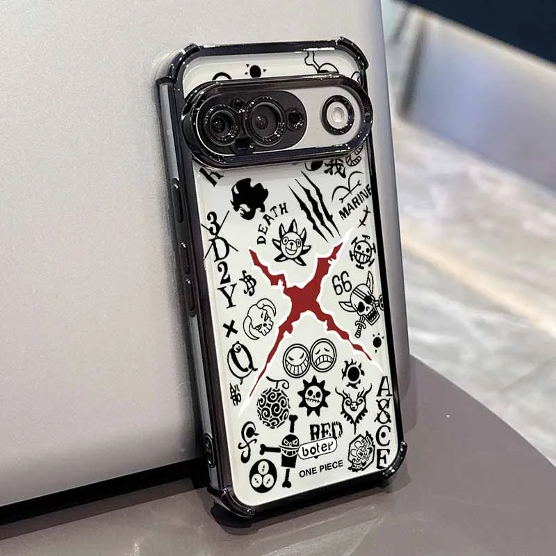 Plating Drop-proof Transparent Soft Phone Case Cover