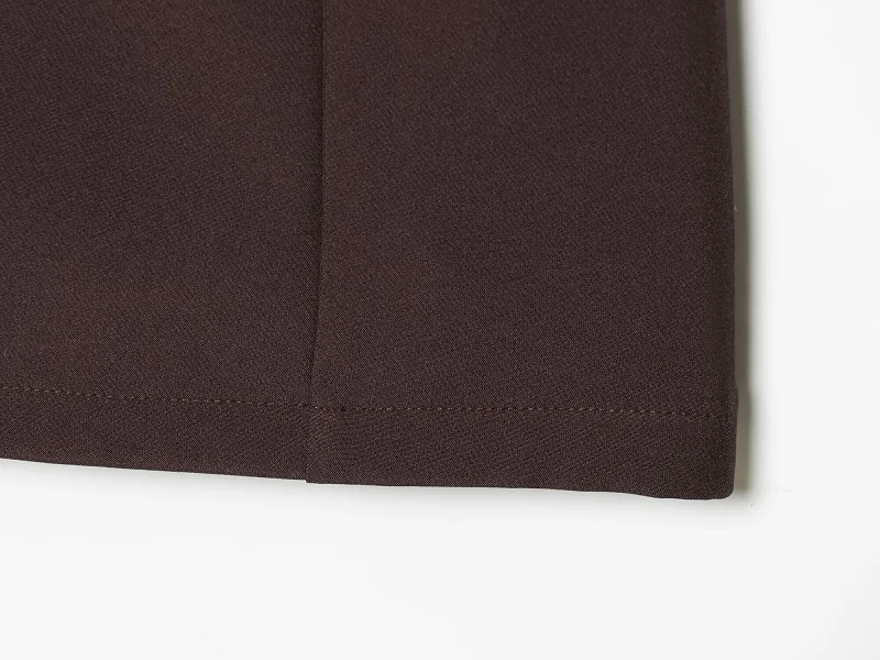 MUJER Büro-Plissee-Minikleid für Damen, elegante Partykleider, Damenkleider mit Puffärmeln, kurze Kleider für Damen, Urlaubskleider für Damen – Detail 11