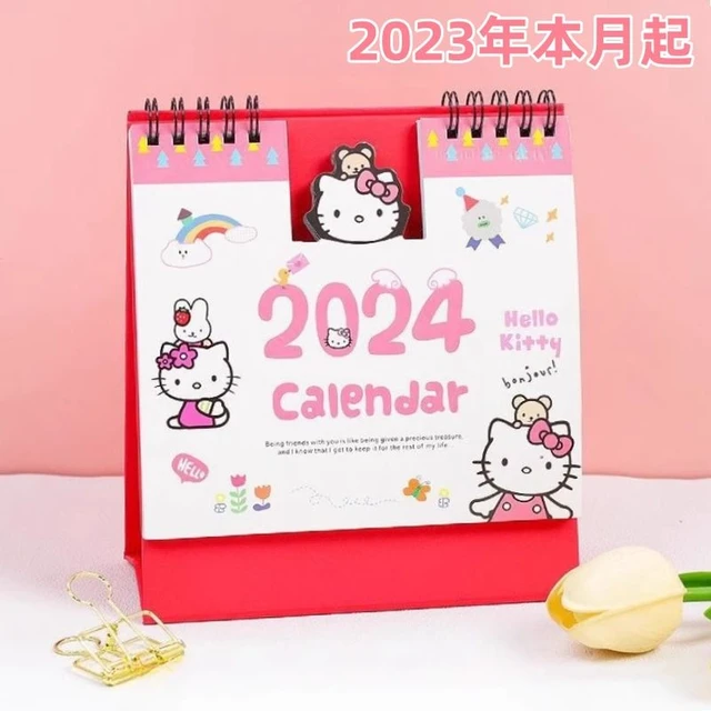 2024 Sanrio Kuromi Pochacco Hello Kitty Desk Calendar Cartoon Office School  Supplies Calendar Time Schedule Arrange Plan Book - AliExpress