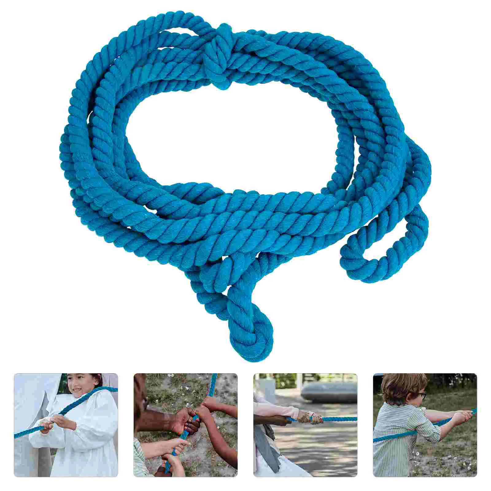 

Tug of War Game Rope Funny Pulling Sports Practical Twisted Outdoor Cotton Party Tug-of-war Competition Portable