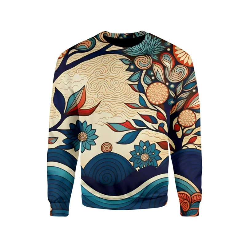 thumbnail image 1 of Sudadera con capucha con estampado 3D de onda de mar de estilo japonés para hombres y niños, sudadera informal Harajuku Y2k, jersey con cuello redondo, sudaderas con capucha, ropa para hombre, 1 of 4